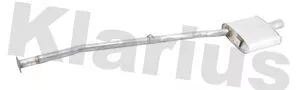 KLARIUS KLARIUS BM423A Rear Muffler Exhaust Silencer Back Box Fits Bmw 5 