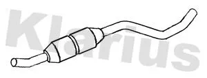 Exhaust Centre Muffler Middle Silencer Fits Bmw 1 2