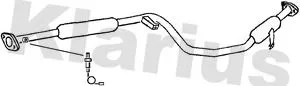 Exhaust Centre Muffler Middle Silencer Fits Mitsubishi Galant
