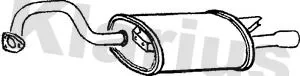 KLARIUS KLARIUS CL249Q Rear Muffler Exhaust Silencer Back Box Fits Mitsubishi Galant 
