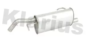 KLARIUS KLARIUS CL327C Rear Muffler Exhaust Silencer Back Box Fits Mitsubishi Colt 