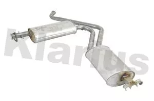 KLARIUS KLARIUS CN381G Rear Muffler Exhaust Silencer Back Box Fits Citroën Fiat Peugeot Boxer Ducato Jumper 