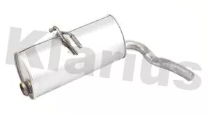 KLARIUS KLARIUS CN394L Rear Muffler Exhaust Silencer Back Box Fits Citroën Peugeot Berlingo / Berlingo First Partner 