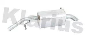 KLARIUS KLARIUS CN667K Rear Muffler Exhaust Silencer Back Box Fits Citroën Peugeot 2008 208 C3 Picasso C4 Cactus 