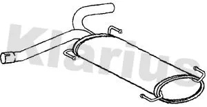 Exhaust Centre Muffler Middle Silencer Fits Citroën Peugeot Boxer Jumper