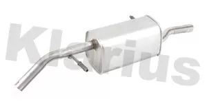 KLARIUS KLARIUS CN732P Rear Muffler Exhaust Silencer Back Box Fits Citroën C3 