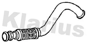 Klarius Front Exhaust Pipe For Citroën Opel Peugeot Vauxhall 3008 308 308 Sw 500