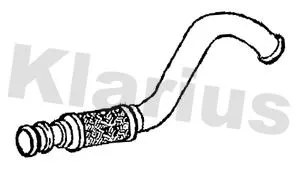 Klarius Front Exhaust Pipe For Citroën Peugeot 3008 308 308 Sw C4 Grand Picasso 