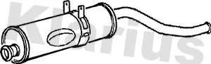 KLARIUS KLARIUS CN78L Rear Muffler Exhaust Silencer Back Box Fits Citroën Cx 
