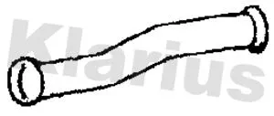 Klarius Centre Exhaust Pipe For Citroën Peugeot Berlingo / Berlingo First Partne