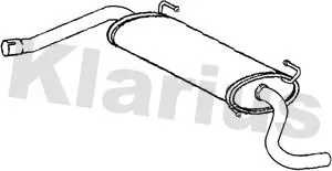 Klarius Exhaust Centre Muffler Middle Silencer