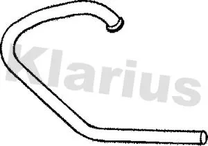 Klarius Centre Exhaust Pipe For Citroën 2 Cv Ami Dyane