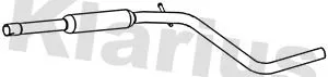Exhaust Centre Muffler Middle Silencer Fits Dacia Sandero