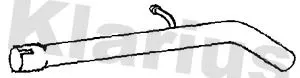 Klarius Centre Exhaust Pipe For Dacia Logan Mcv Sandero