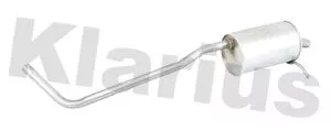 KLARIUS KLARIUS DC29C Rear Muffler Exhaust Silencer Back Box Fits Dacia Logan Mcv Sandero 