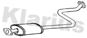 Exhaust Centre Muffler Middle Silencer Fits Nissan Micra