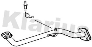 Klarius Centre Exhaust Pipe For Nissan Almera