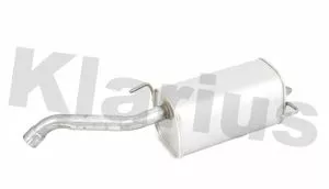 KLARIUS KLARIUS DN639T Rear Muffler Exhaust Silencer Back Box Fits Nissan Micra Note 