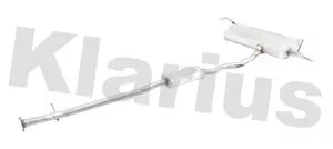 KLARIUS KLARIUS DN658P Rear Muffler Exhaust Silencer Back Box Fits Nissan Qashqai 