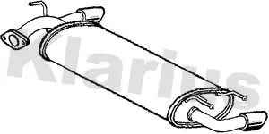 Rear Muffler Exhaust Silencer Back Box Fits Nissan Murano