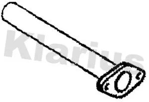 Klarius Front Exhaust Pipe For Nissan Navara Np300 Pathfinder