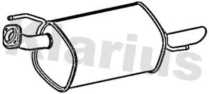 Rear Muffler Exhaust Silencer Back Box Fits Nissan Juke