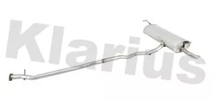 KLARIUS KLARIUS DN728L Rear Muffler Exhaust Silencer Back Box Fits Nissan Qashqai 