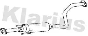 Exhaust Centre Muffler Middle Silencer Fits Nissan Note