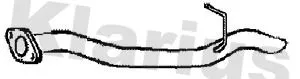 Klarius Rear Exhaust Pipe For Nissan Navara Np300
