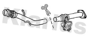 Klarius Front Exhaust Pipe For Nissan Qashqai