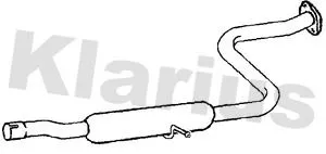 Exhaust Centre Muffler Middle Silencer Fits Daihatsu Charade Gran Move