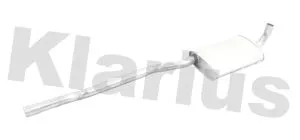 KLARIUS KLARIUS FD430X Exhaust Centre Muffler Middle Silencer Fits Ford Capri 