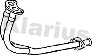 Exhaust Centre Muffler Middle Silencer Fits Ford Escort Orion