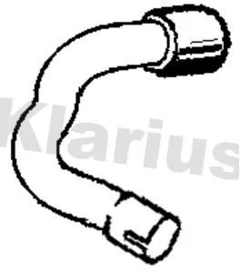 Klarius Right Rear Exhaust Pipe For Ford Kuga