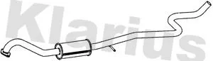 Exhaust Centre Muffler Middle Silencer Fits Ford B-max