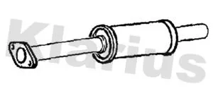 Exhaust Centre Muffler Middle Silencer Fits Ford C-max Focus Grand C-max