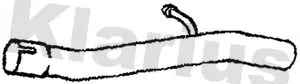 Klarius Rear Exhaust Pipe For Ford C-max Focus Grand C-max