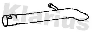 Klarius Rear Exhaust Pipe For Ford C-max Focus Grand C-max