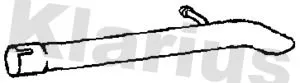 Klarius Rear Exhaust Pipe For Ford Focus