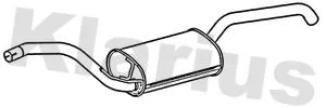 Exhaust Centre Muffler Middle Silencer Fits Ford C-max Focus