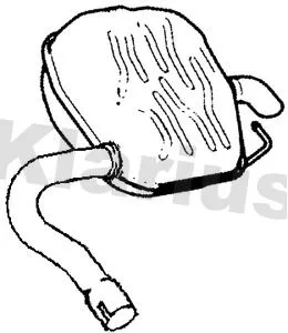 Rear Muffler Exhaust Silencer Back Box Fits Ford Mondeo