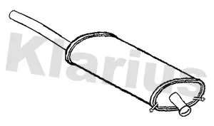 Klarius Rear Exhaust Pipe For Ford Transit