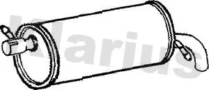 Rear Muffler Exhaust Silencer Back Box Fits Ford Seat Vw Alhambra Galaxy Sharan