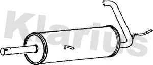 Rear Muffler Exhaust Silencer Back Box Fits Ford Transit