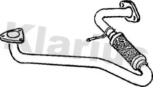 Klarius Front Exhaust Pipe For Ford Transit