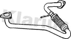 Klarius Front Exhaust Pipe For Ford Transit