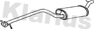 Exhaust Centre Muffler Middle Silencer Fits Ford Vw Corrado Focus