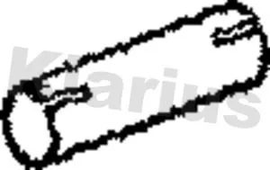 Klarius Centre Exhaust Pipe For Ford Focus