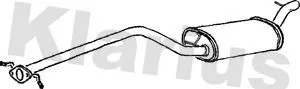 Exhaust Centre Muffler Middle Silencer Fits Ford Vw Corrado Focus