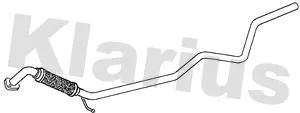 Klarius Centre Exhaust Pipe For Ford Mazda 2 Fiesta Fusion